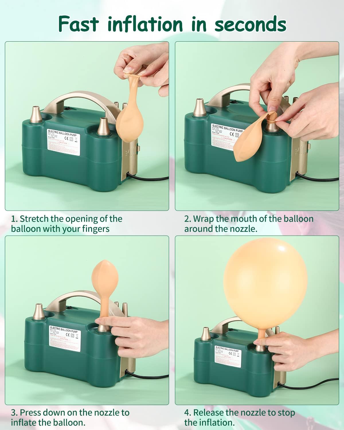 Ballonpumpe elektrisch – Bild 3